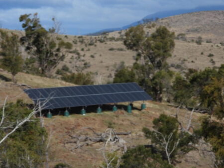 Solar Panels on the hill 